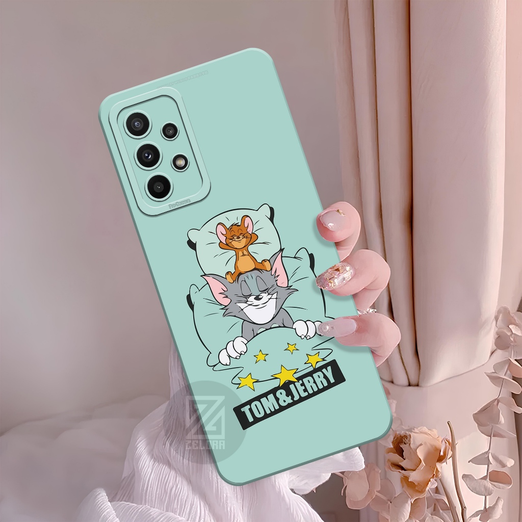 Samsung Galaxy A72 Softcase - เคสแฟชั่น Tom And Jerry - เคสโทรศัพท์ Samsung Galaxy A72 - เคส Samsung