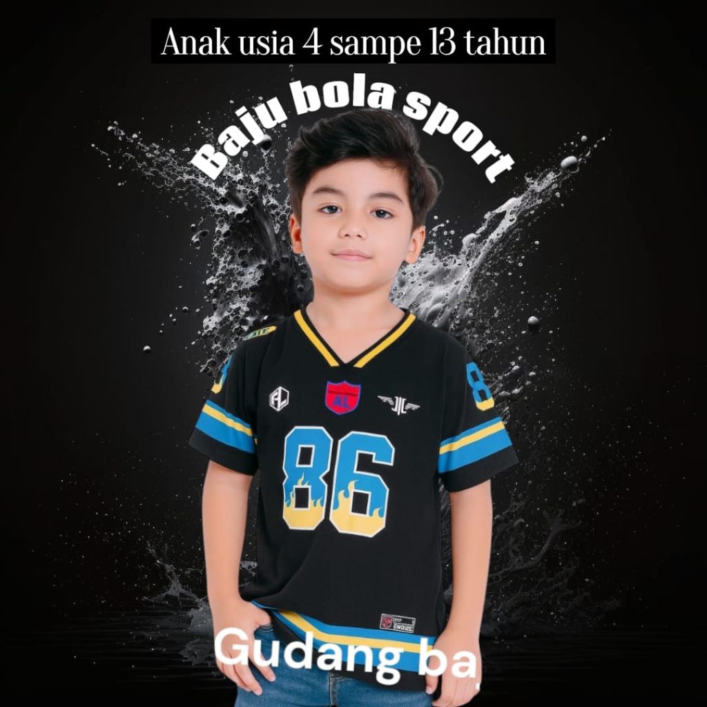 Kids Number Series Streetwear Jersey / Rugby Jersey / Retro Jersey / Casual / Vintage / NFL / Jersry