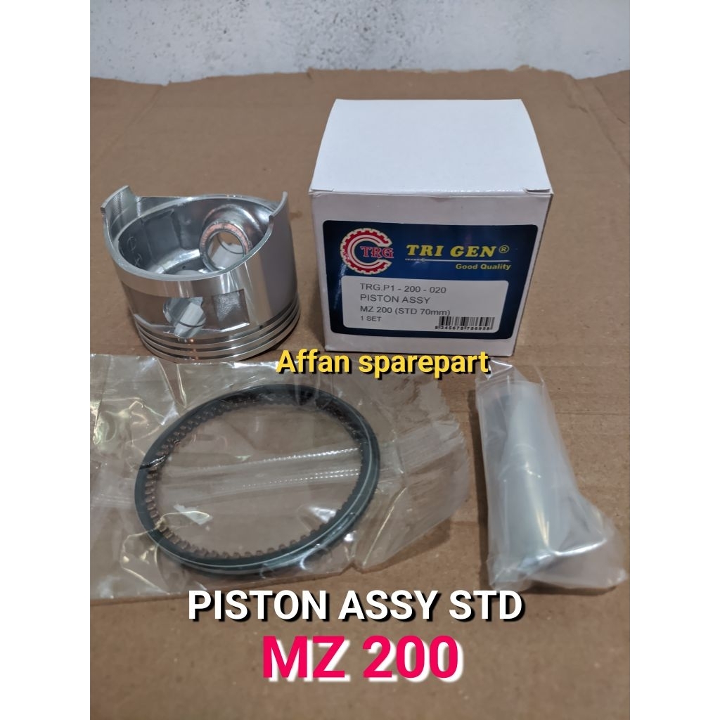 MESIN PISTON ASSY STANDARD ENGINE YAMAHA MZ 200 ENGINE (6.5 HP) คุณภาพโบราณ