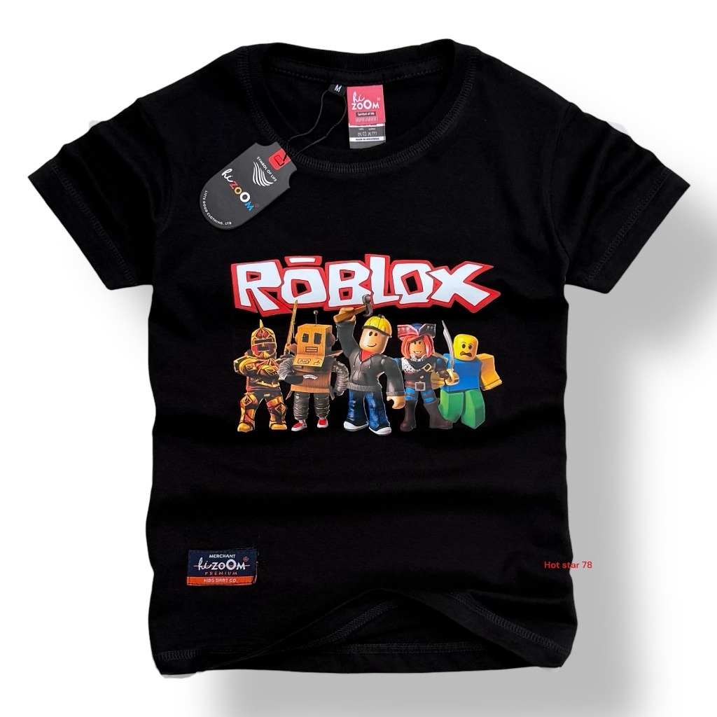 Roblox Motif Distro เสื้อยืดสําหรับเด็กชายและเด็กหญิง อายุ 1-12 ปี