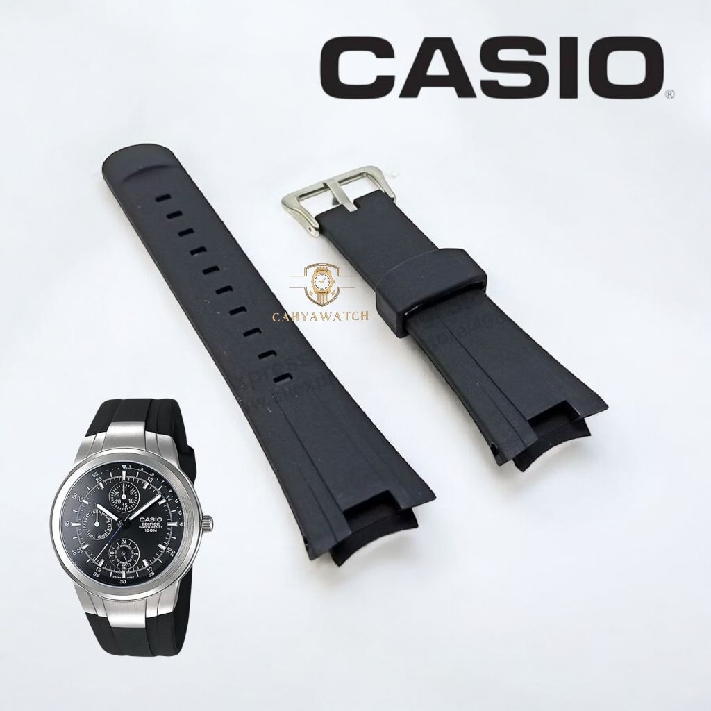 สายนาฬิกา Casio Edifice EF-305 Casio Edifice EF305 สายนาฬิกาสีดํา