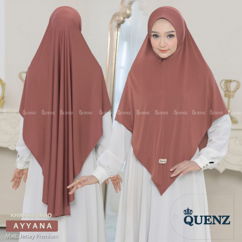 KHIMAR AYYANA JUMBO JERSEY SUPER PREMIUM BY QUEENZ