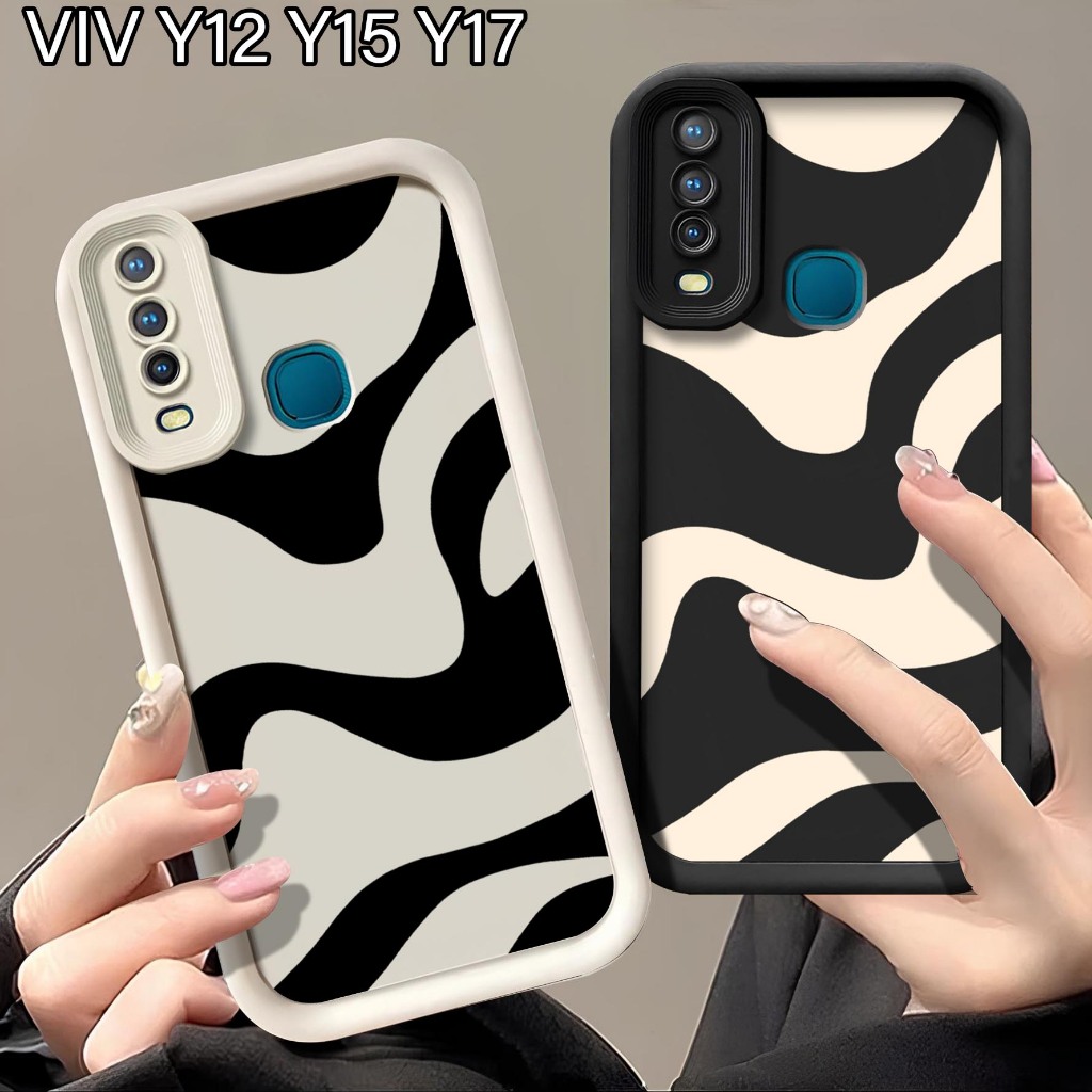 HP Vivo Y12 Y15 Y17 ปลอกยางโทรศัพท์ทุกประเภท - Vivo Y12 Y15 Y17 นูน Softcase - เคสโทรศัพท์สําหรับ Vi