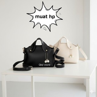 Tas Selempang Wanita Khenzi Ukuran Mini Kulit Sintetis Premium