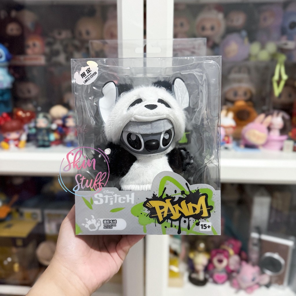 Miniso x Disney Stitch Plush Pendant Stitch Panda Limited Special Edition China Zhenzhen Bagcharm Ba