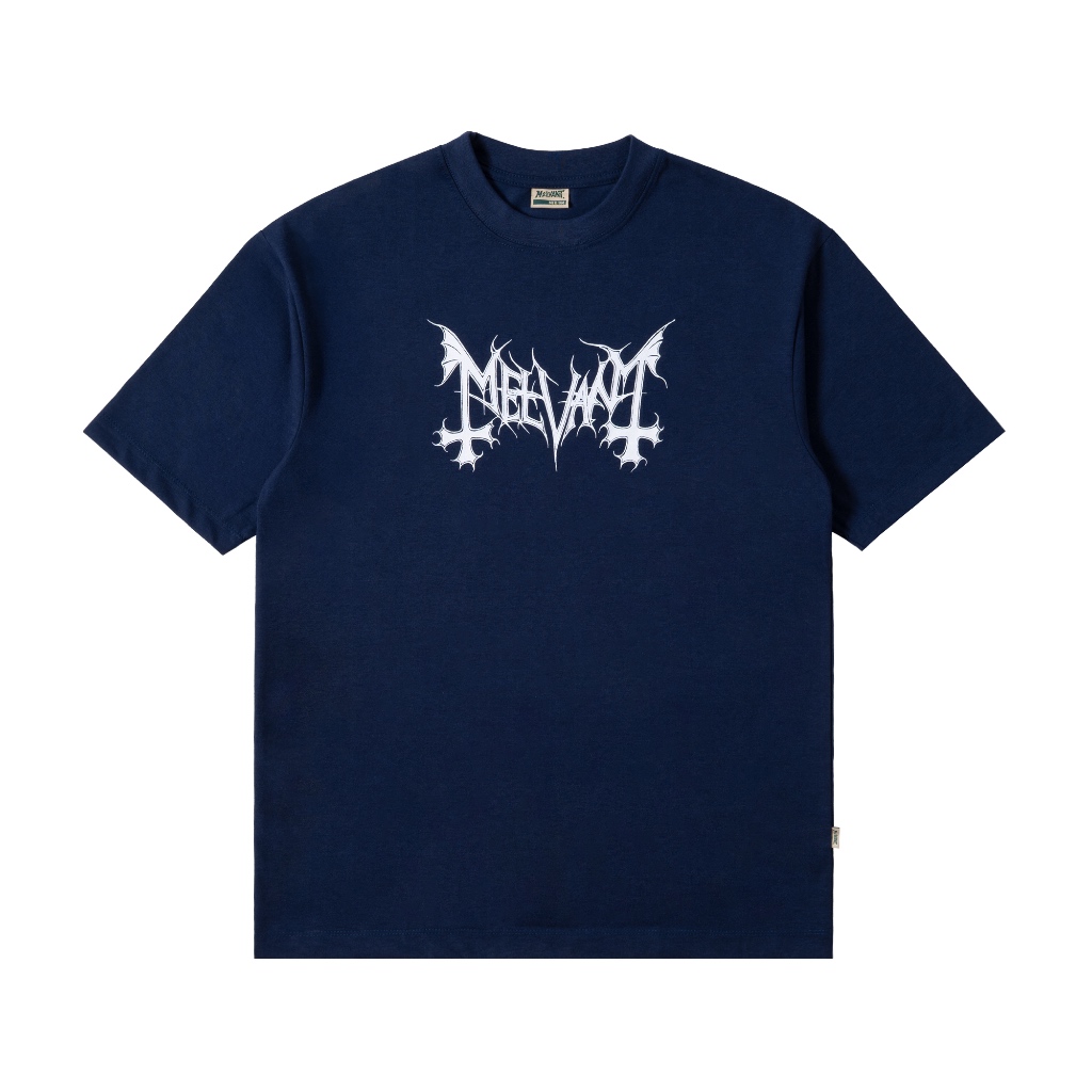 Melvant - เสื้อยืด MTS Trinity Navy | เสื้อยืดผู้ชาย / เสื้อยืดผ้าคอตตอน