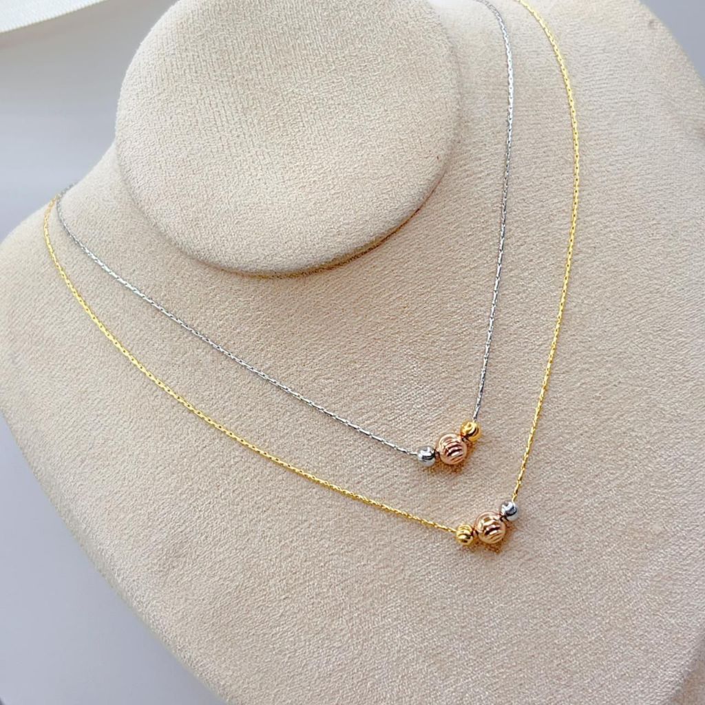 สร้อยคอตะขอกุ้งก้ามกรามไทเทเนียม Boba Italy 750