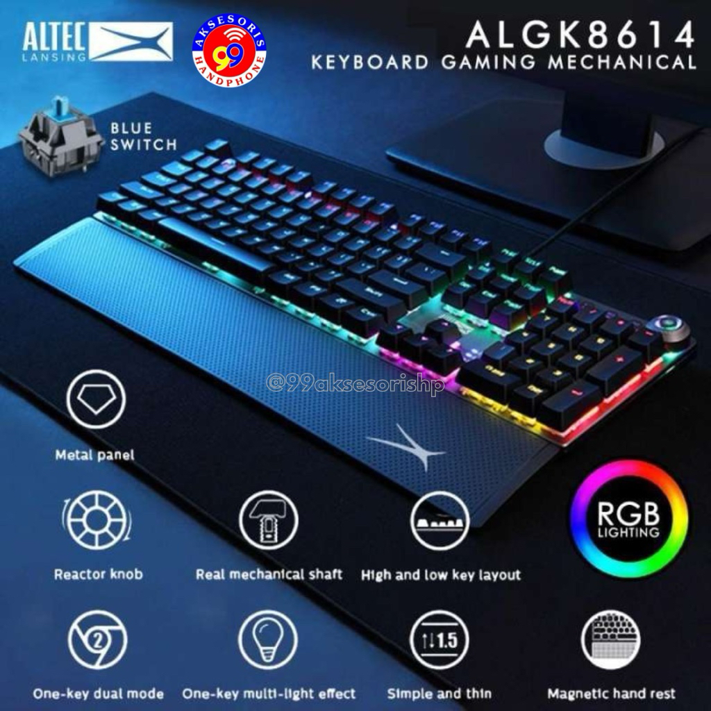 คีย์บอร์ดเกมมิ่ง ALTEC 8614