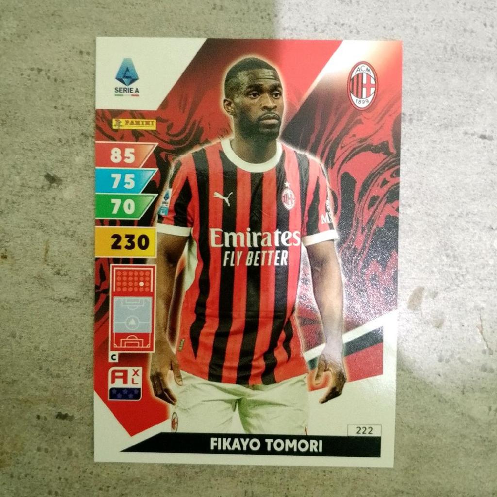 Fikayo Tomori Panini Adrenalyn XL 2025 การ์ดฟุตบอลต้นฉบับ