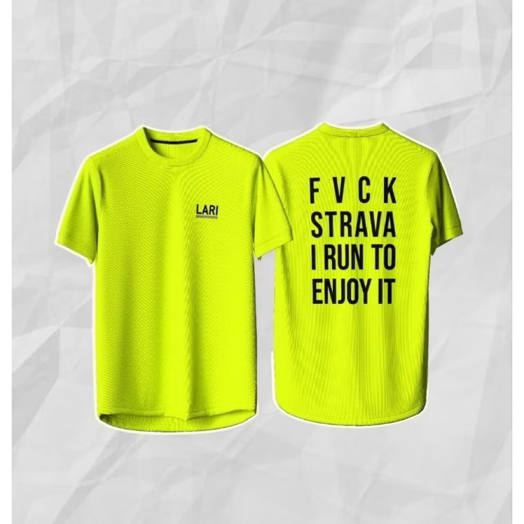 เสื้อวิ่ง - FVCK Strava Dry Fit เสื้อวิ่ง