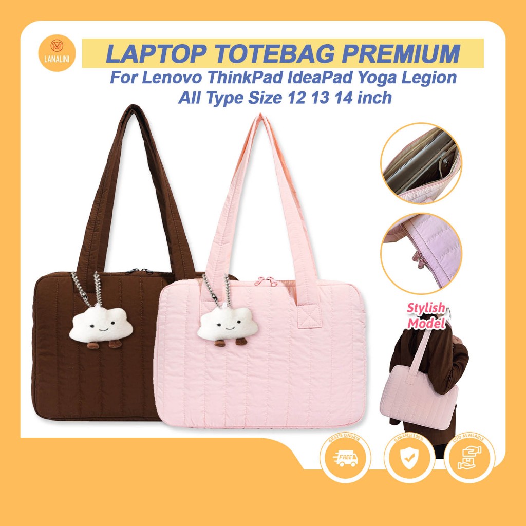 Lenovo V14 Thinkpad Ideapad Slim Yoga Legion LOQ Totebag Handle Soft Case แบบพกพากระเป๋าแท็บเล็ต iPa