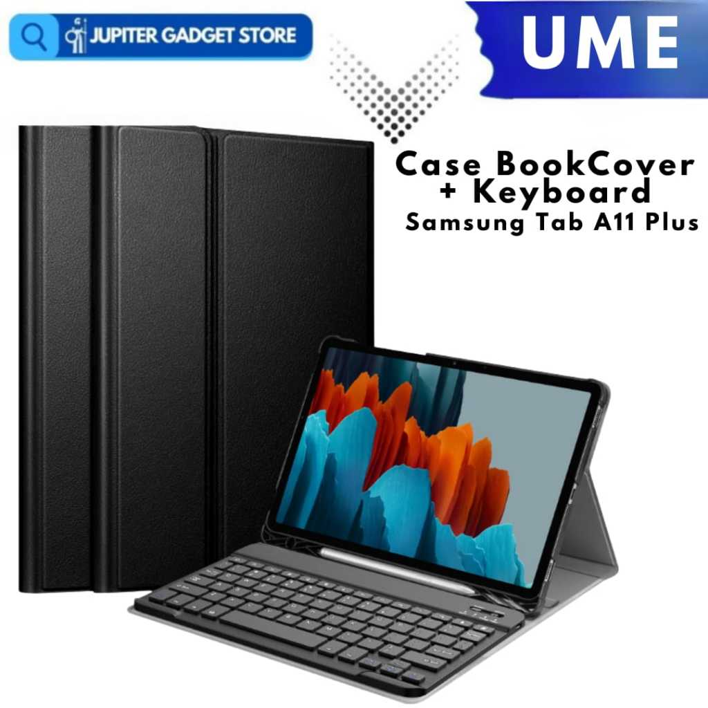 Samsung Tab A11 Plus Ume Keyboard Book Cover Flip