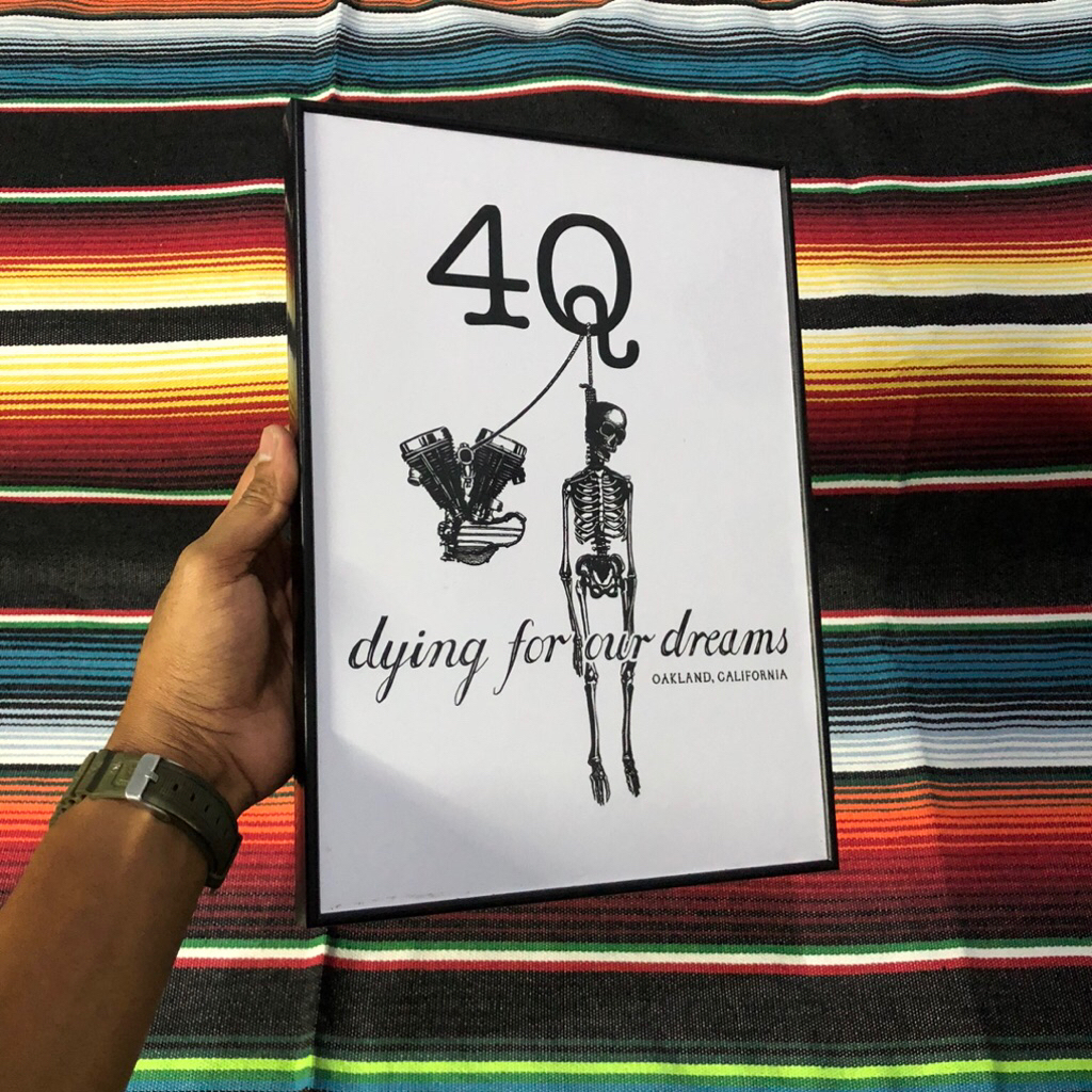 โปสเตอร์ + กรอบบล็อก 4q Conditioning Oakland Harley Davidson, Max Scaaf