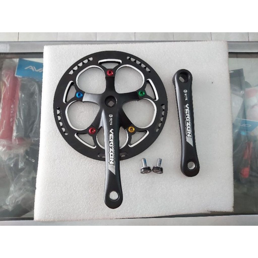 Crank Syte Verizon 53T BB กล่องจักรยานพับได้ Crankset