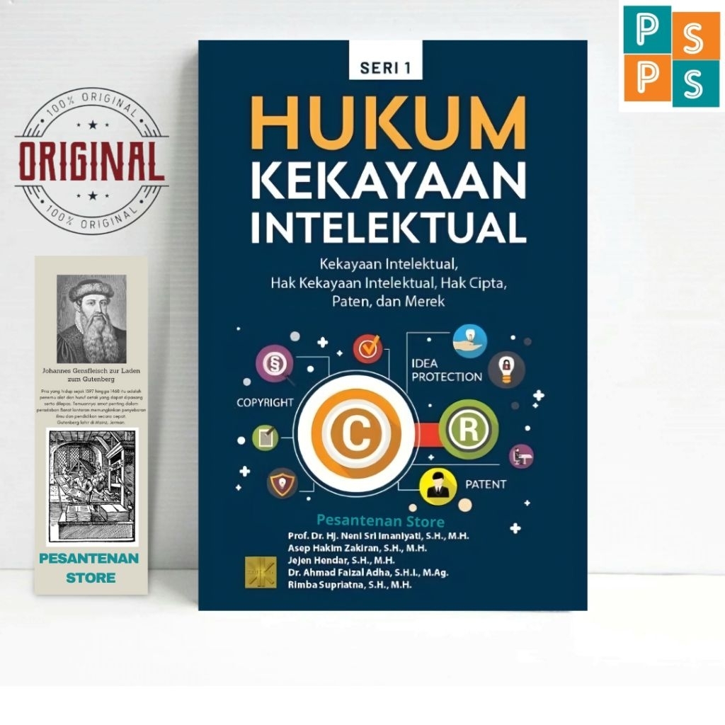 BOOK SERIES 1 INTELLECTUAL PROPERTY LAW ความมั่งคั่งทางปัญญา ขวาทรัพย์สินทางปัญญา สิทธิ Cipta สิทธิบ