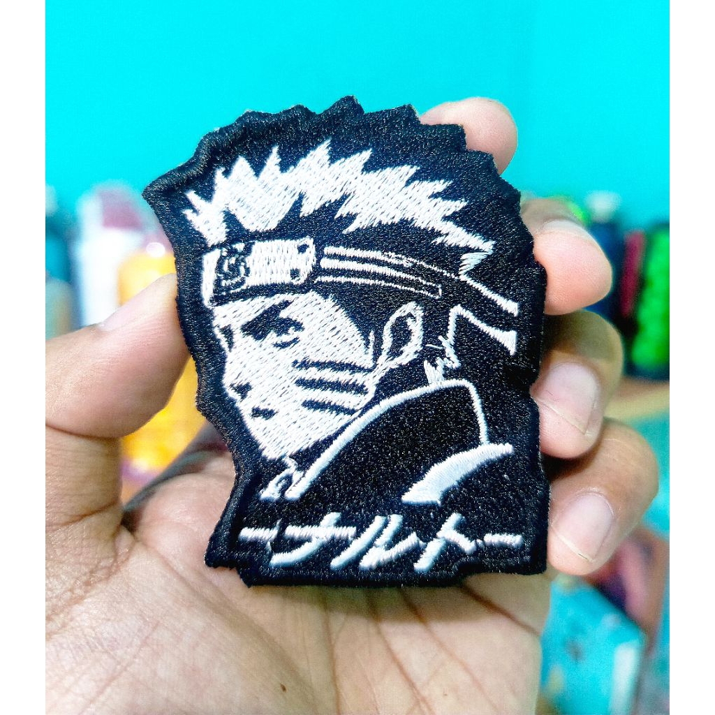 NARUTO SILHOUETTE B&W แพทช์ปักลาย B&W
