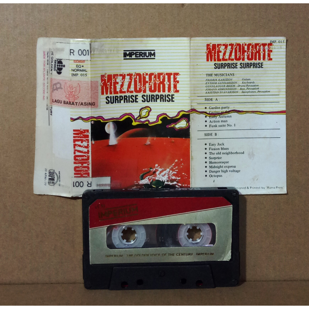 MEZZOFORTE - SURPRISE SURPRISE - เทปคาสเซ็ท