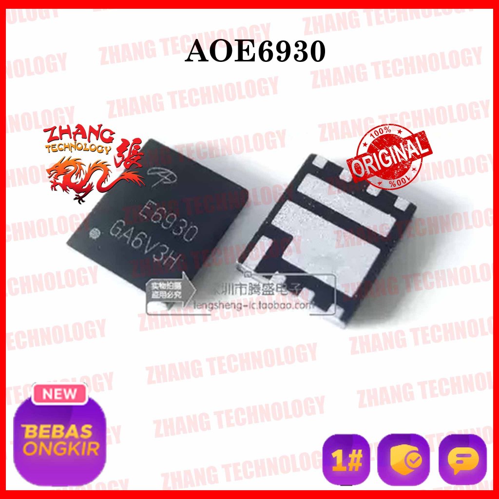 คอมพิวเตอร์แล็ปท็อป IC Mosfet AOE6930 AOE 6930 AO E6930 E 6930 Dual N Channel Dual N-Channel 30V 85A