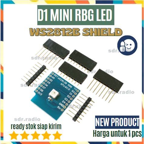 WeMos D1 Mini RGB LED WS2812B Shield Module
