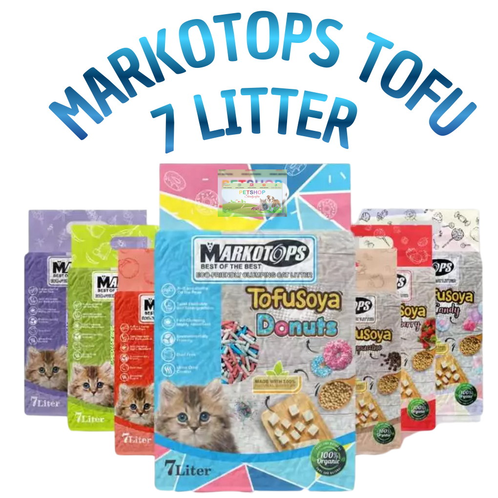 MARKOTOPS TOFU SOYA CAT SAND 7 LITTER CAT SAND