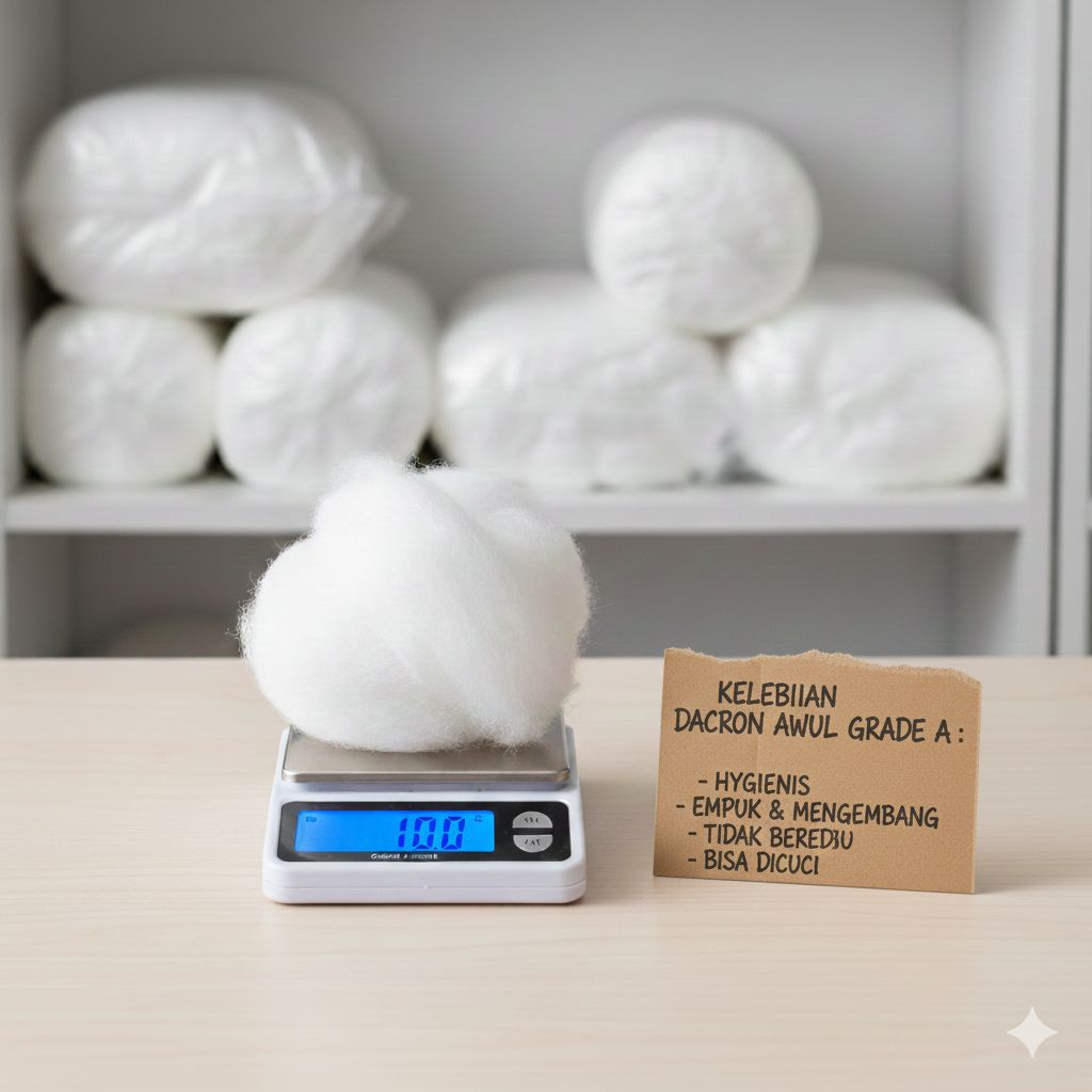 ​ Dacron Awul ขายปลีกไส้หมอนและหมอนข้าง 10gr / รีฟิล Dacron