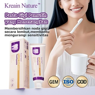 Kreain Nature Pasta Gigi – Formula Herbal Alami, Sensasi Segar Setiap Hari!