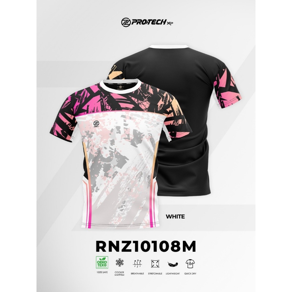 PROTECH Badminton Dry Fit Tournament Jersey - RNZ10108M (Pickicleball/Tennis/Badminton/Pole/Gym/Life