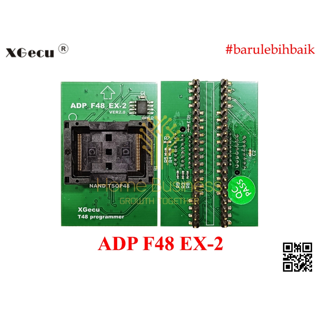 XGecu อะแดปเตอร์อะแดปเตอร์ซ็อกเก็ต Clamp NAND TSOP48 ADP_F48_EX-2 TSOP 48 F48 EX2 VER.2 ซ็อกเก็ตพิเศ