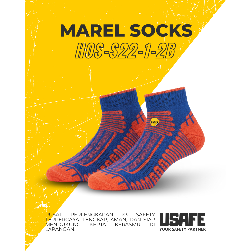 ถุงเท้ากีฬาแบบหนา HOS-S22-1-2B