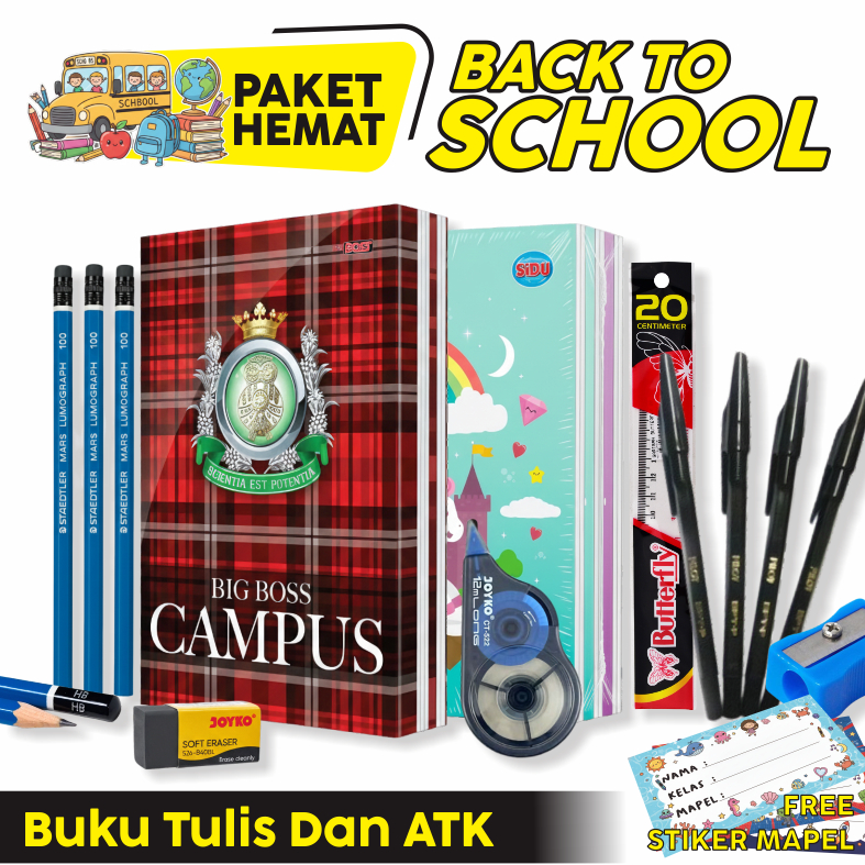 BACK TO SCHOOL SAVING PACKAGE NOTEBOOK / SAVING PACKAGE OF WRITING BOOKS และ ATK - CAMPUS NOTEBOOKS