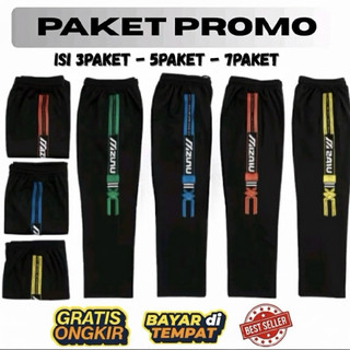 GROSIR!!! Celana Training Panjang Olahraga Misuna Dewasa Pria dan Wanita Santai 100rb Dapat 7 Pcs