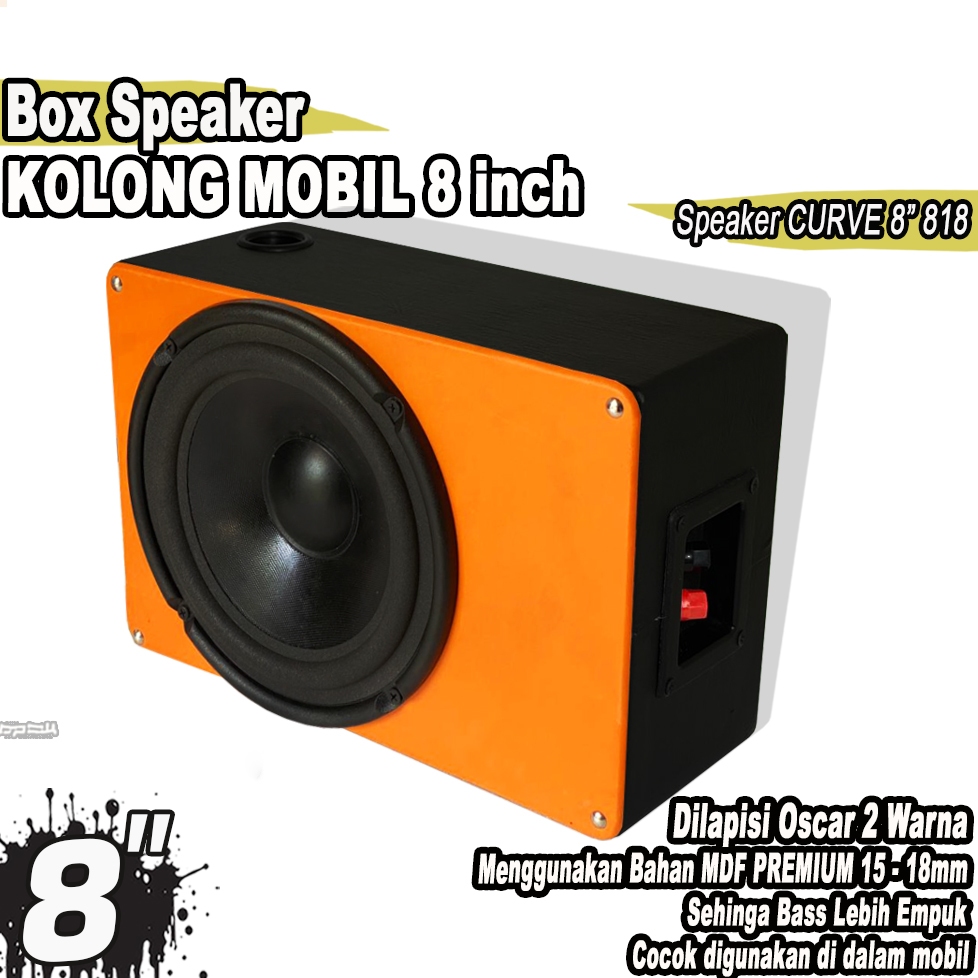 Box Speaker Sbwoofer KOLONG 8 INCH Plus Speaker 818W Curve
