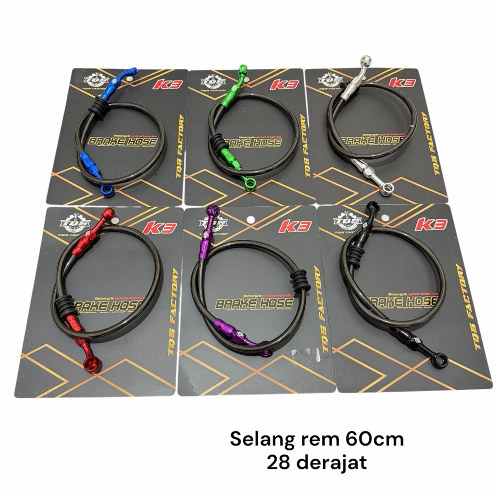 ท่อเบรกหลัง 60 ซม. TQ6 VIETNAM K3 28 ท่อระบายน้ํามอเตอร์