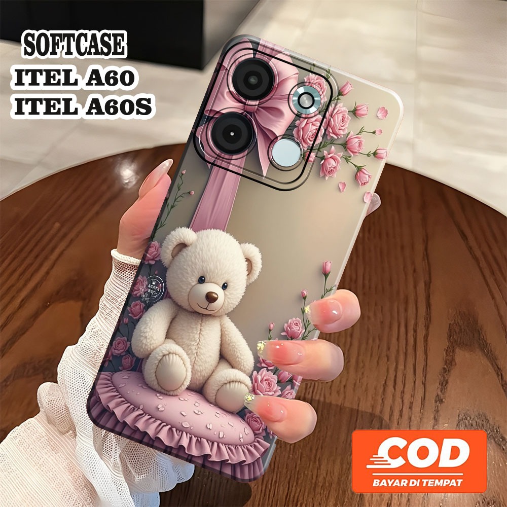 SOFTCASE ITEL A60 - ITEL A60S เคสโทรศัพท์มือถือล่าสุด - ตัวป้องกันโทรศัพท์มือถือ - อุปกรณ์เสริมโทรศั