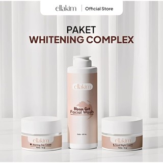 [ READY ] ELLAKIM  SKINCARE BPOM - PAKET WHITENING COMPLEX & ACNE COMPLEX - Mencerahkan Melembabkan Mengatasi Jerawat & Atasi Flek - Aman Untuk Semua Jenis Kulit
