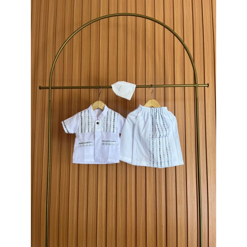 ชุด Sarkoci (Sarong Koko Peci) สําหรับทารกและเด็ก (แรกเกิด - 7 ขวบ) สําหรับ Aqiqah, ขลิบ, Friday PAR