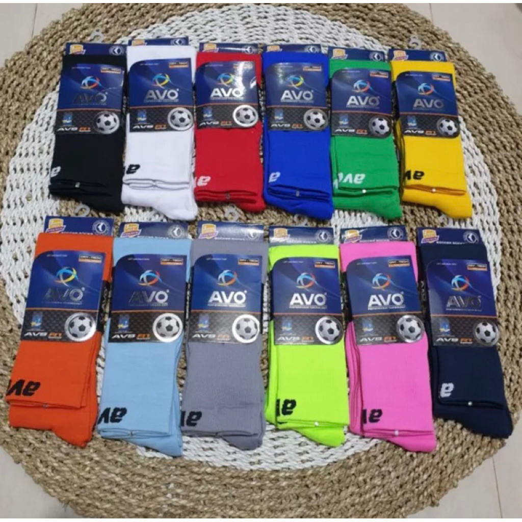(ขายส่ง) 6 PAIRS OF AVO FOOTBALL SOCKS, LONG AVO SOCKS, PREMIUM FOOTBALL SOCKS