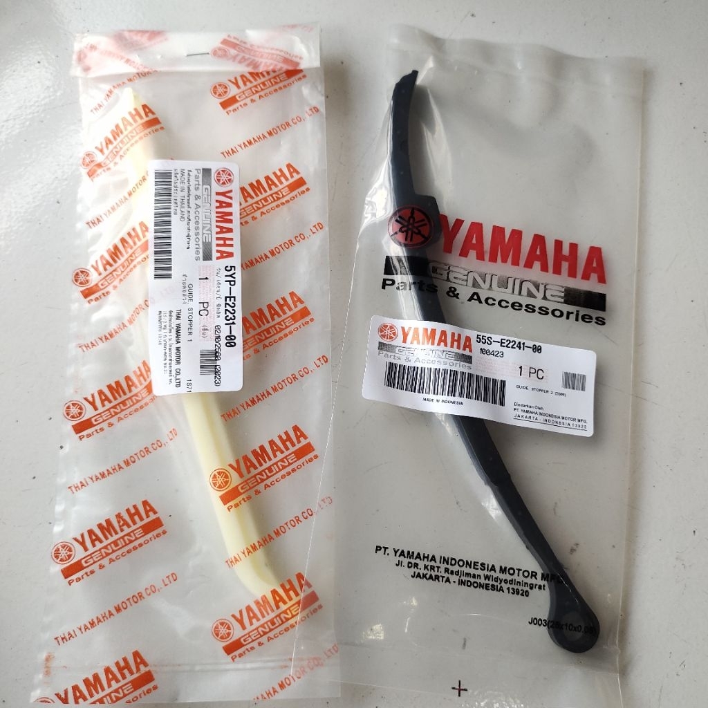 55S-E2241-00 Tensioner Upper และ Lower Rubber Jupiter MX Old New Guide Stopper Vixion Old original 5