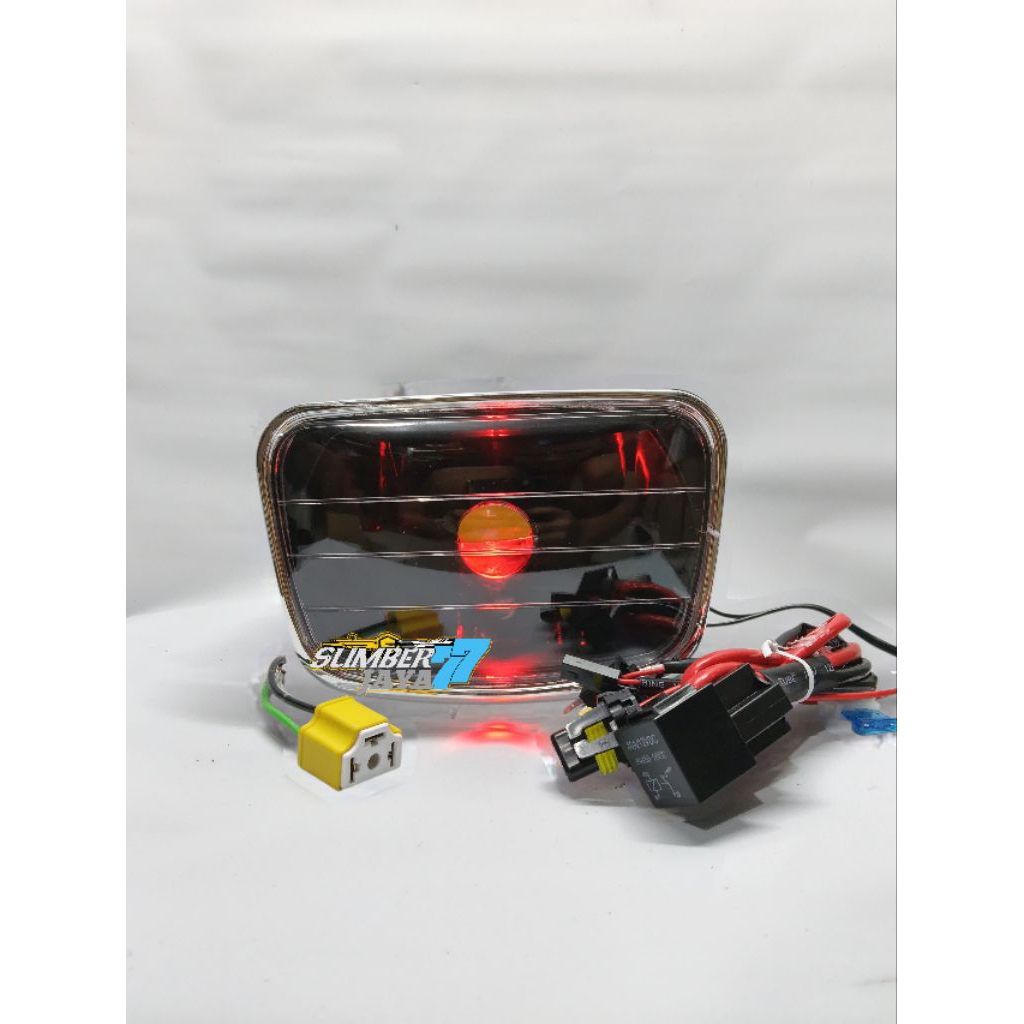 H4 bed ไฟหน้าสะท้อนแสง plus รีเลย์ rx king รูปไข่ rx king เก่าครบเพียง padang