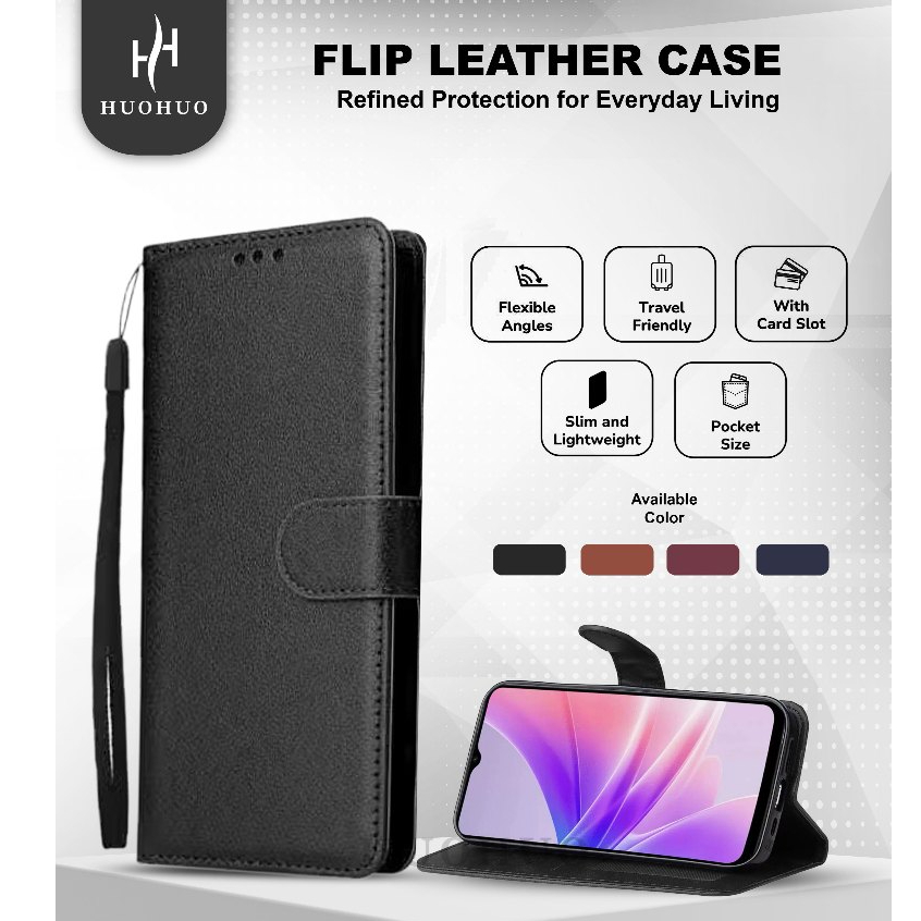 Xiaomi Redmi 15 15C 14C 13 13C 12 12C 11A S2 Flip Case Wallet Casing HP Wallet Premium Leather Cover