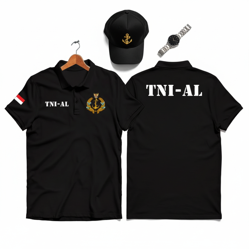 เสื้อโปโล GILAN TNI AL NAVY เสื้อคอปก เสื้อโปโลมืออาชีพ