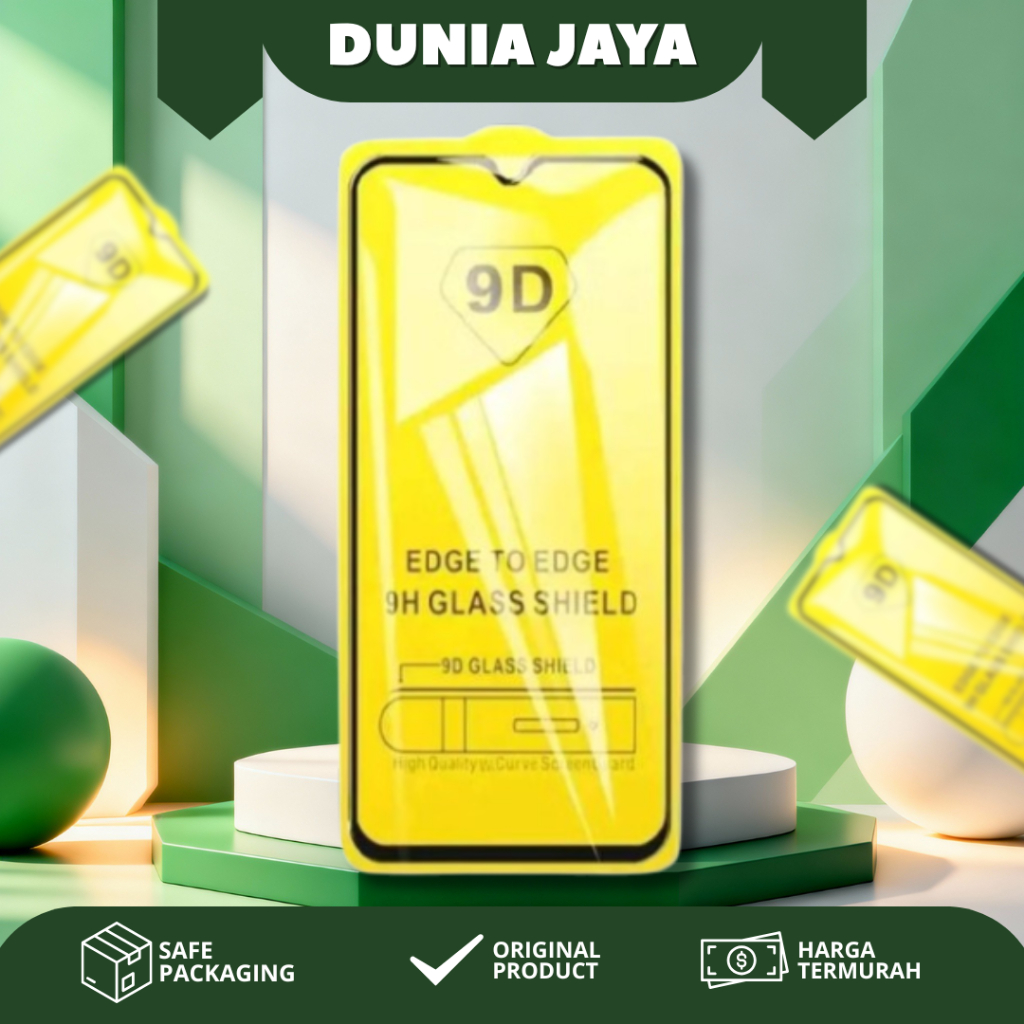 LAYAR TG กระจกนิรภัย Anti-Scratch Full Glass Screen Protector 9D Oppo A1k/A15/A15s/A16/A16k/A16E/A17