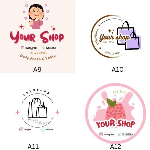 พิมพ์ A4 สติ๊กเกอร์ / พิมพ์อาหารและเครื่องดื่ม PACKAGING LABEL STICKERS ONLINESHOP