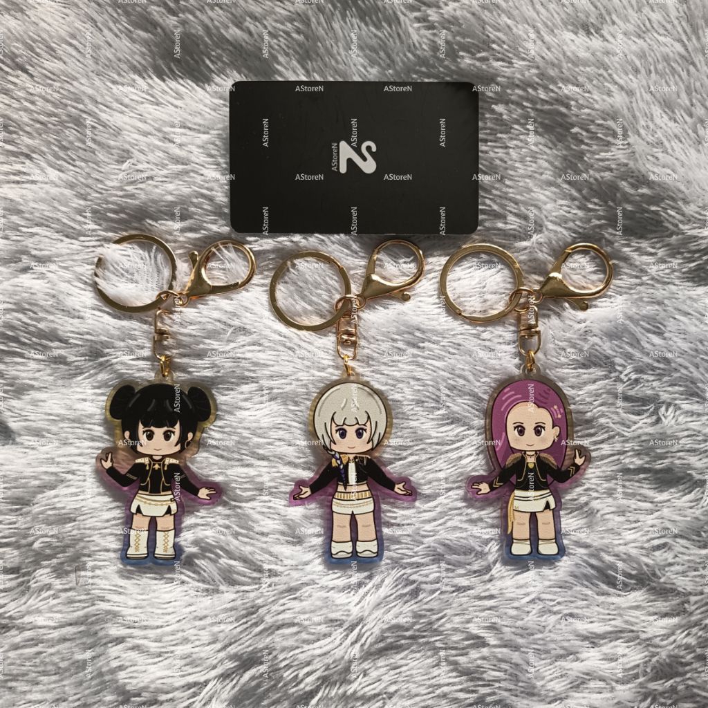 [Ready] พวงกุญแจ Babymonster Huntrix Fanmade Rora Ahyeon Phrita
