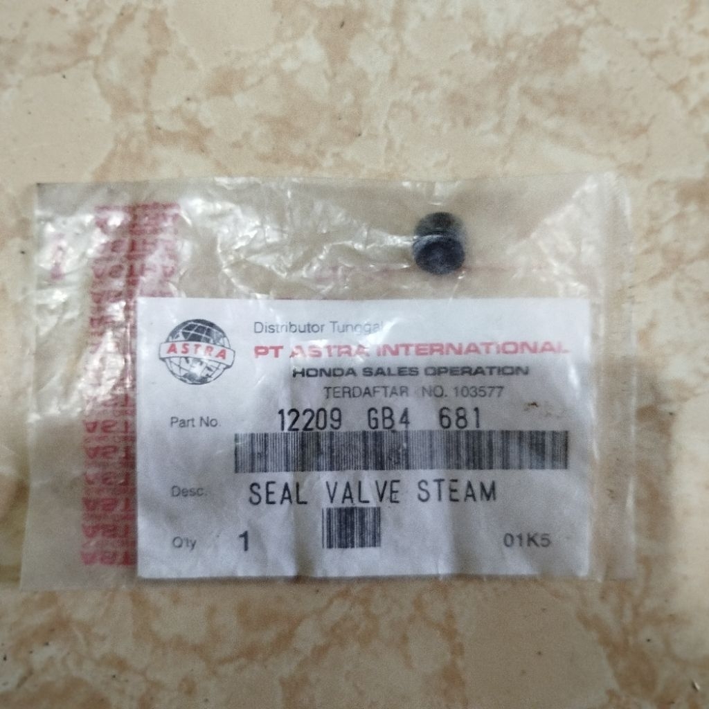 Honda Grand Supra X Karisma Revo Beat Vario Original Valve Seal AHM 12209 GB4 681