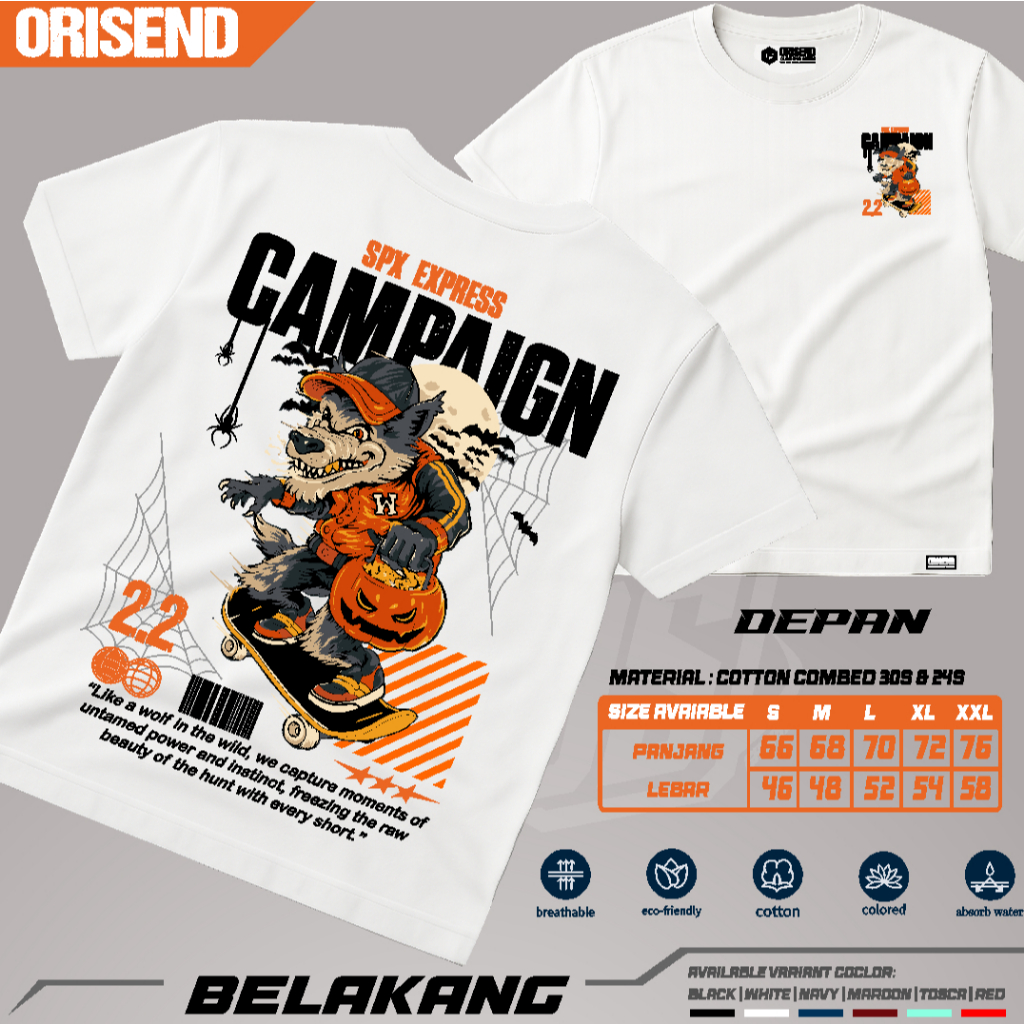 เสื้อยืด WOLF 22 CUSTOM DESIGN