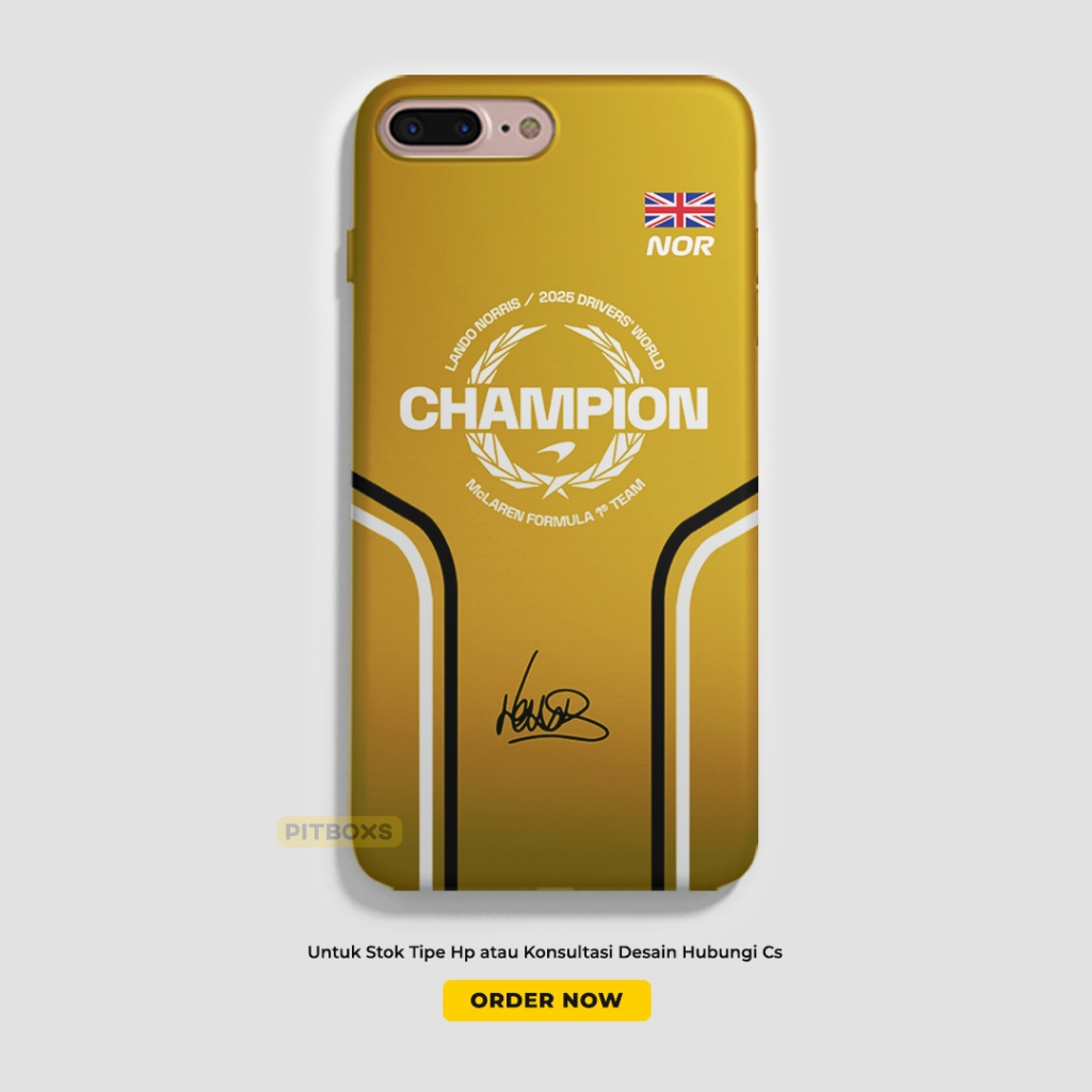 เคสสั่งทํา F1 Lord Norris World Champion Edition - PITBOXS