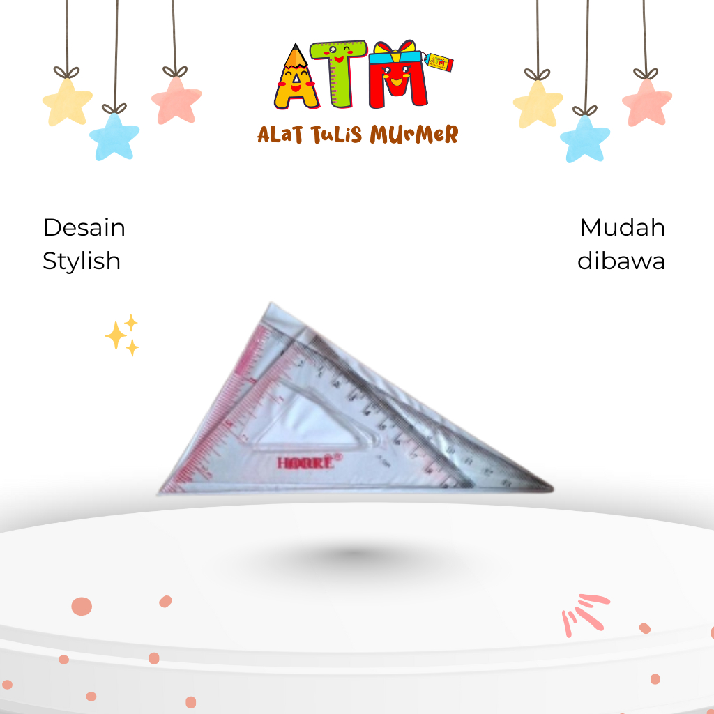 ACRYLC TRIANGLE LINE RULER NO. 6