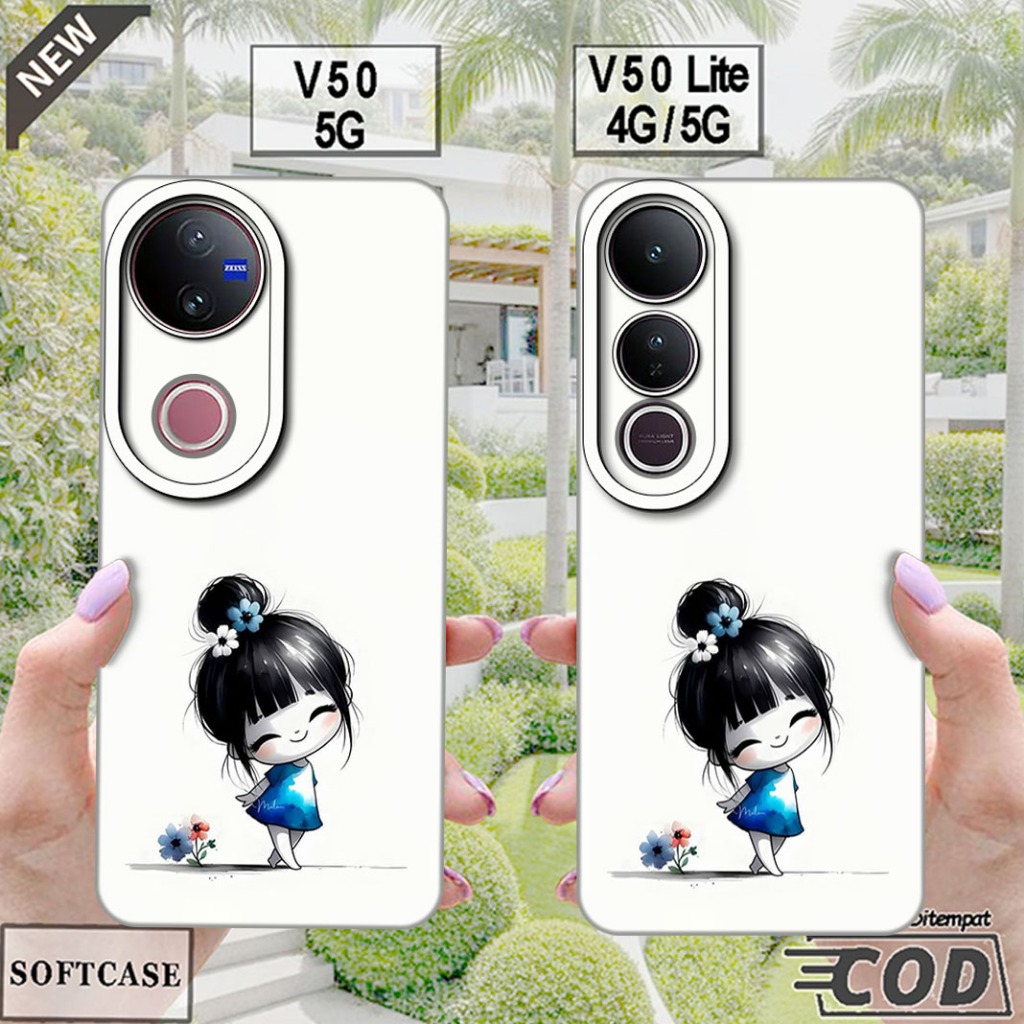 เคส VIVO V50 5G 2025 - เคส VIVO V50 LITE 4G/5G 2025 _เคสซิลิโคนสีดําใส ยืดหยุ่น ยืดหยุ่น ยืดหยุ่น ยื