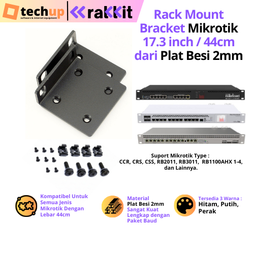 RAKKIT MK-001 Rackmount Kit Mikrotik Rack Server Ear Bracket Ear Rack